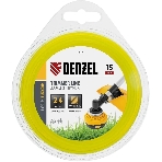 Леска для триммера Denzel квадрат 2,4 мм х 15 м, блистер FLEX CORD
