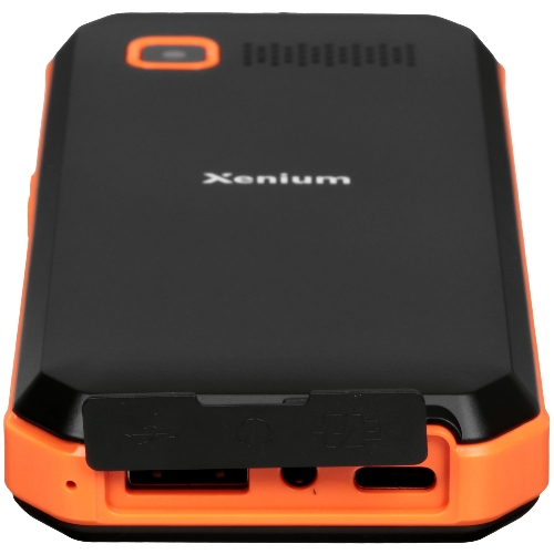 Мобильный телефон Xenium X300 черный/оранжевый