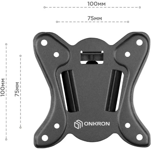 Кронштейн для телевизора ONKRON NN31 10"-32" фиксированный, черный