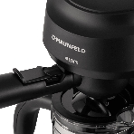 Кофемашина рожковая Maunfeld MF-733BK черный, исп. кофе - молотый, 0.24 л, 870 Вт, 4 бар