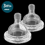 Соска для бутылочки Philips Anti-colic 3+ мес., 2 шт.