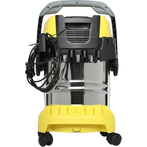 Строительный пылесос Karcher WD 5 S V-25/5/22 желтый, 1100 Вт, уборка сухая/сбор воды, пылесборник мешок/контейнер, 25 л