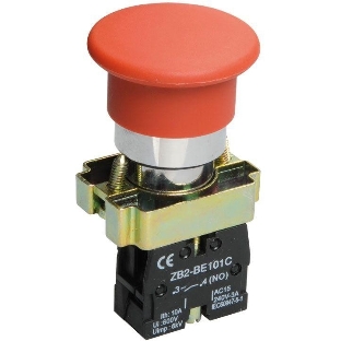 Кнопка управления LAY5-BC41 IEK BBG70-BC-K04 "Грибок" красная 1з