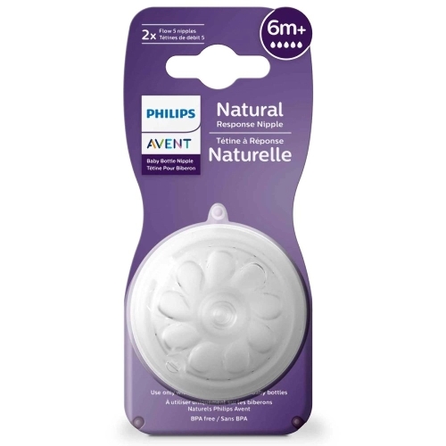 Соска для кормления Philips Avent NATURAL Response, 2 шт, силикон, Т5