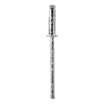 Заклепки алюминиевые Denzel, 1/8"-1/2", 3 х 12 мм, 50 шт.