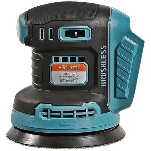 Шлифмашина эксцентриковая Sturm! COS18125 d=125мм синий/черный