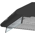 Вытяжка козырьковая Maunfeld MP-1 60 черный, 60 см, 520 куб. м/ч, 49 дБ