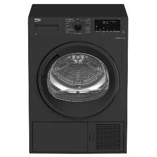 Сушильная машина Beko DF7412Gb черный, 8 кг, сушка - тепловой насос, программ - 15, 59.7 x 84.6 x 53.7 см