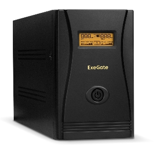 Источник бесперебойного питания ExeGate EP285529RUS SpecialPro Smart LLB-2200.LCD.AVR.C13.RJ.USB 2200VA/1300W, LCD, AVR, 6*IEC-C13, RJ45/11, USB, черный