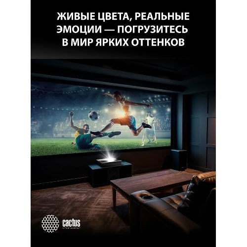 Проектор Cactus CS-U1.SG DLP 27200Lm (3840x2160) 800000:1 ресурс лампы:25000часов 2xUSB typeA 2xHDMI 9.7кг