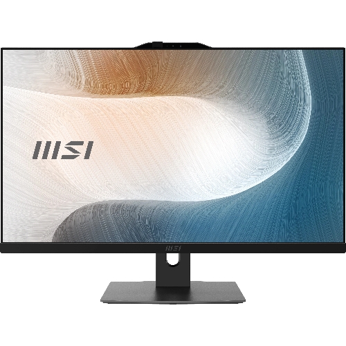 Моноблок MSI Modern AM272P 1M AiO 27" FHD(1920x1080)IPS AG Non-touch, Core i5-120U (1.4GHz), 16Gb DDR5(2x8GB),512Gb SSD M.2,Intel UHD,WiFi,BT,camera,WirelessKB&mouse Eng/Rus,NoOS,1y war-ty,черный (9S6-AF8231-890)
