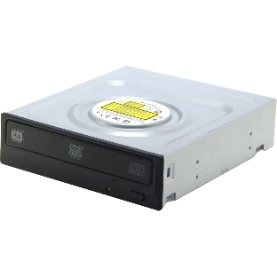 Оптический привод CD/DVD привод Gembird DVD-SATA-02, 5.25", SATA, черный, без упаковки