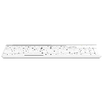 Клавиатура проводная A4Tech Fstyler FK25, USB, белый/серый