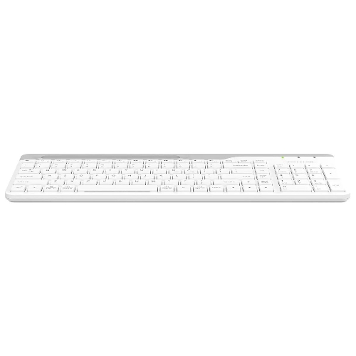 Клавиатура проводная A4Tech Fstyler FK25, USB, белый/серый