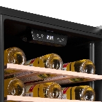 Винный шкаф Maunfeld MFWC-40S14 черный, 40 л, 1 отсек, 14 бут., класс G