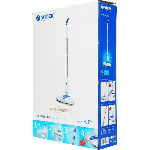 Электрошвабра Vitek VT-8180 50Вт белый