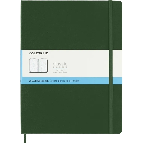 Блокнот Moleskine CLASSIC QP093K15 XLarge 190х250 мм 192 стр. пунктир твердая обложка зеленый