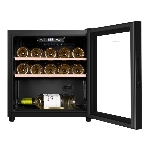 Винный шкаф Maunfeld MFWC-40S14 черный, 40 л, 1 отсек, 14 бут., класс G