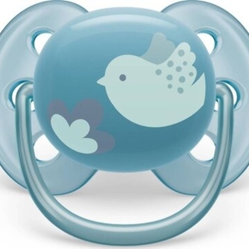 Пустышка Philips Avent ultra soft, птичка, 6-18 мес., 1 шт.