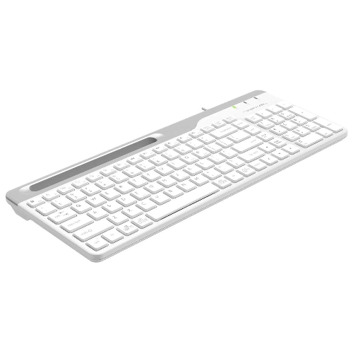 Клавиатура проводная A4Tech Fstyler FK25, USB, белый/серый