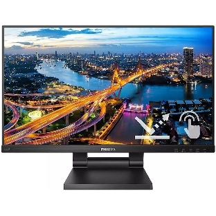 Монитор 21,5" Philips 222B1TC IPS 1920x1080, 75 Гц, 4 мс, 16:9, 250 кд/м2, 1xHDMI, 1хDP, 1xVGA, черный, сенсорный