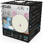 Ночник Gauss NN7024 мышка розовый