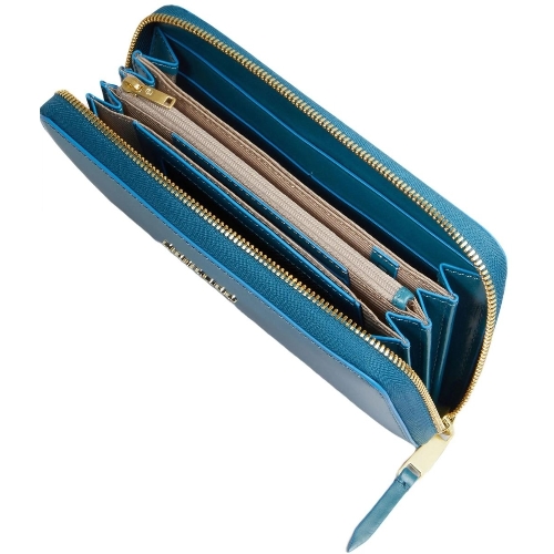 Кошелек женский Piquadro Blue Square PD1515B2R/OT3 синий петроль натур.кожа