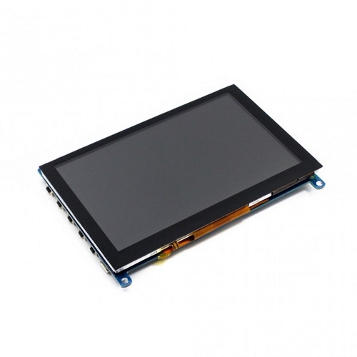 Емкостной сенсорный дисплей без корпуса ACD18-RA417 Waveshare 5", 800x480 TFT матрица, вход HDMI, питание по USB, для Raspberry Pi 3 (WS14300)