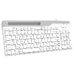 Клавиатура проводная A4Tech Fstyler FK25, USB, белый/серый