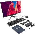 Моноблок Digma Pro Base 23.8" Full HD i3 12100 (3.3) 8Gb SSD 512Gb UHDG 730 CR Windows 11 Pro GbitEth WiFi BT 90W клавиатура мышь Cam черный 1920x1080