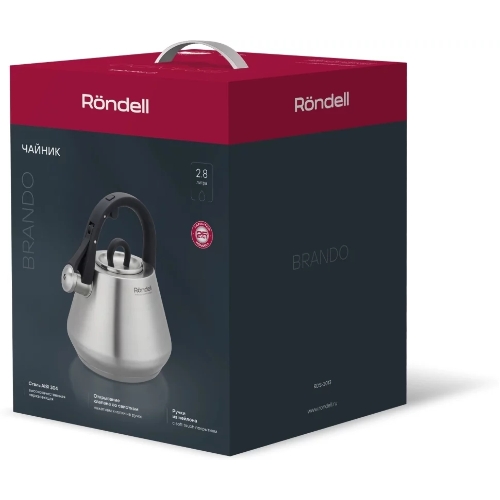 Чайник металлический Rondell Brando RDS-2013 2.8л. стальной
