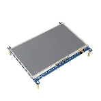 Резистивный сенсорный дисплей без корпуса ACD18-RA418 Waveshare 7"; 1024x600 IPS матрица, вход HDMI, питание по USB, для Raspberry Pi 3