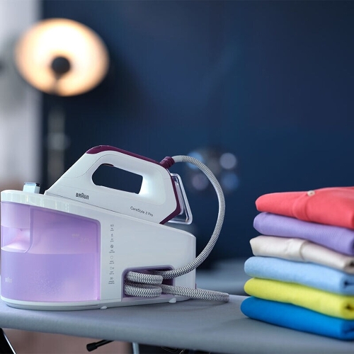 Парогенератор Braun IS3155VI фиолетовый/белый, 2400 Вт