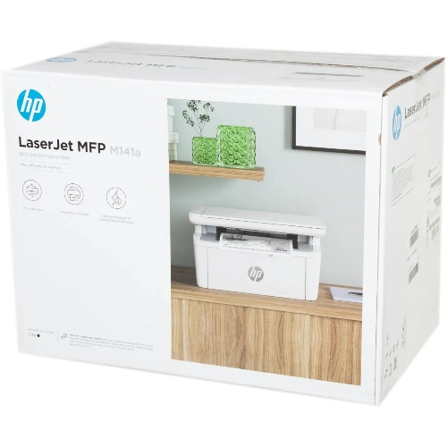 МФУ лазерное HP LaserJet M141a (7MD73A), A4, ч/б, печ. до 20 стр/мин., 600 x 600 dpi, USB