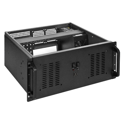 Серверный корпус ExeGate Pro 4U350-02 RM 19", высота 4U, глубина 350, БП 1200RADS, 2*USB