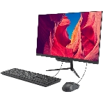 Моноблок Digma Pro Base 23.8" Full HD i3 12100 (3.3) 8Gb SSD 512Gb UHDG 730 CR Windows 11 Pro GbitEth WiFi BT 90W клавиатура мышь Cam черный 1920x1080