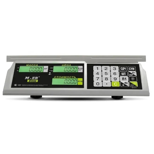 Весы торговые Mertech M-ER 326AC-32.5 LCD серый (3041)