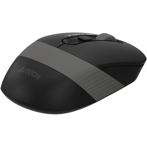 Мышь беспроводная A4Tech Fstyler FG10S черный/серый, 2000 dpi, радиоканал, USB, кнопки - 4