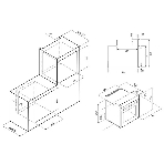 Духовой шкаф газовый Krona STRETTO 45 BL черный