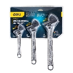 Набор разводных гаечных ключей Deli DL006A-3 3 шт 6"/8"/10" (3 шт 6"/8"/10" 150/200/250 мм)