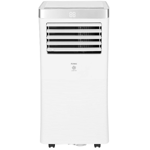 Кондиционер мобильный FUNAI MAC-CA25CON04 9000 BTU, 19 м², 54/55 дБ, охлаждение, осушение, белый
