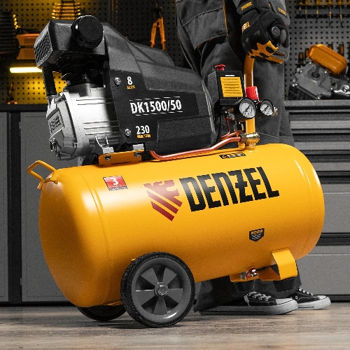 Компрессор воздушный Denzel DK1500/50,Х-PRO (58064) 1,5 кВт, 230 л/мин, 50 л