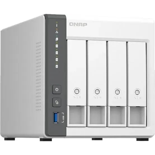 Сетевое хранилище NAS Qnap D4 (REV. C) 4-bay настольный Cortex-A55 RK3568B2