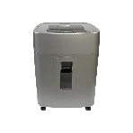 Шредер Office Kit SA375 серый/черный с автоподачей (секр.P-4) фрагменты 375лист. 42лтр. скрепки скобы пл.карты CD