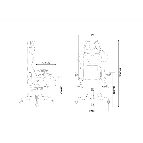 Кресло Бюрократ VIKING KNIGHT LT28 FABRIC серо-голубой, ткань, 120 кг, механизм качания
