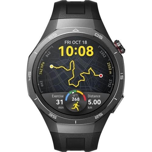 Умные часы Huawei Watch GT 5 Pro VLI-B29, 1.43" AMOLED, Bluetooth, NFC, GPS, IP69K, черный