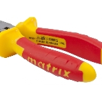 Длинногубцы прямые Matrix Insulated 17103 200 мм, двухкомпонентные рукоятки PROFESSIONAL