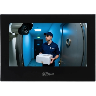 Видеодомофон IP 7 дюймовый, Dahua DHI-VTH2621G-P черный