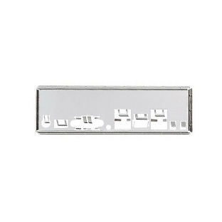 Аксессуар для материнской платы MSI E21-7D35011-C22 VER.0A-,MECH,MB,SUS304 T0.2,I/O SHIELDING,159.2х44.9мм,FOR MS-7D35,10PORTS/PET BAG
