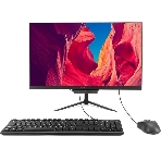 Моноблок Digma Pro Base 23.8" Full HD i3 12100 (3.3) 8Gb SSD 512Gb UHDG 730 CR Windows 11 Pro GbitEth WiFi BT 90W клавиатура мышь Cam черный 1920x1080